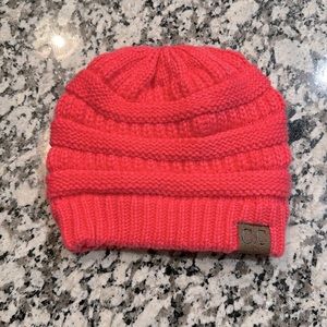 NWOT - C.C Hot Pink Beanie